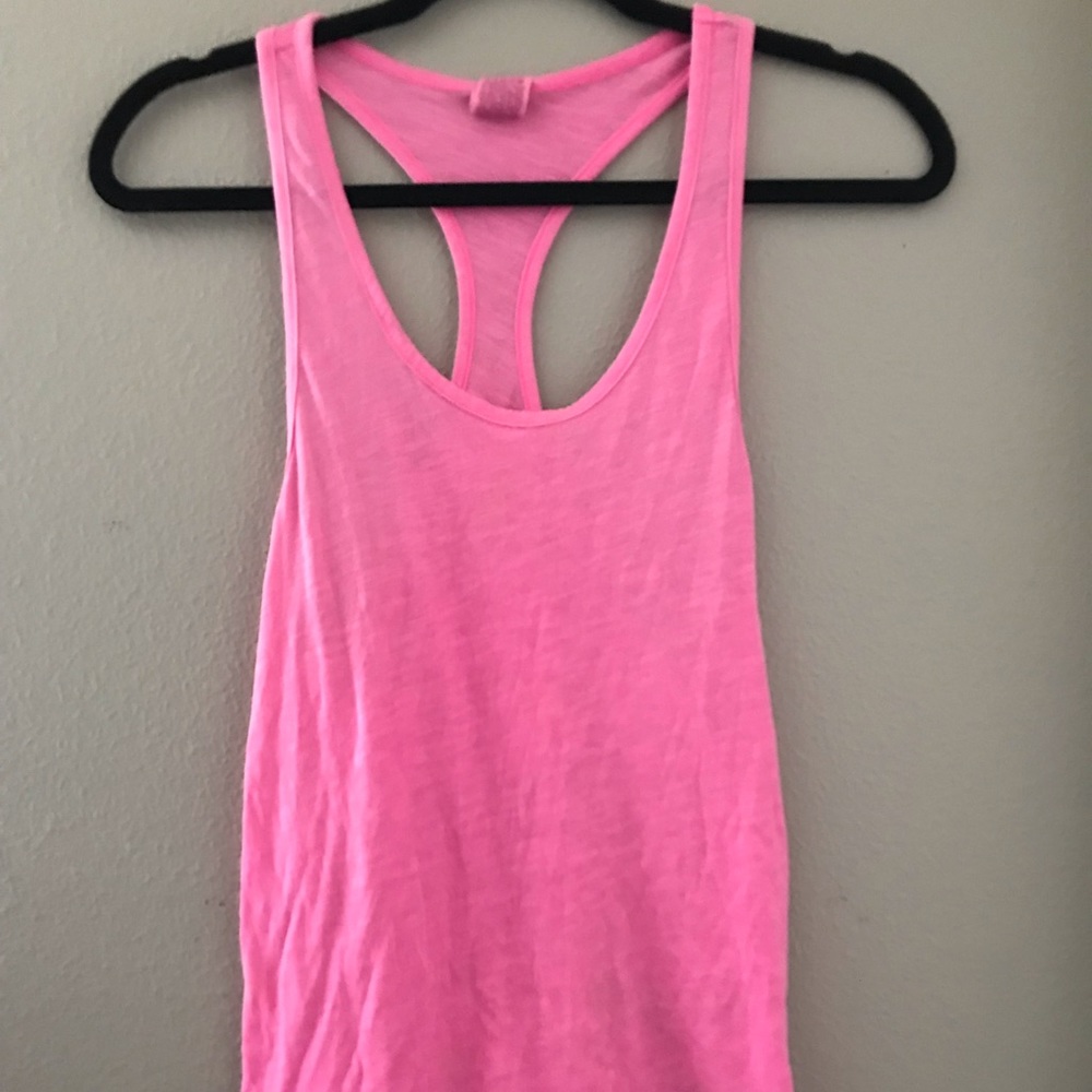Pink vs tank top
